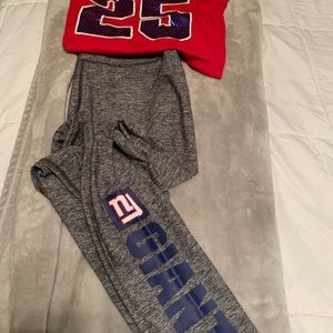 Victoria’s Secret -New York Giants outfit.